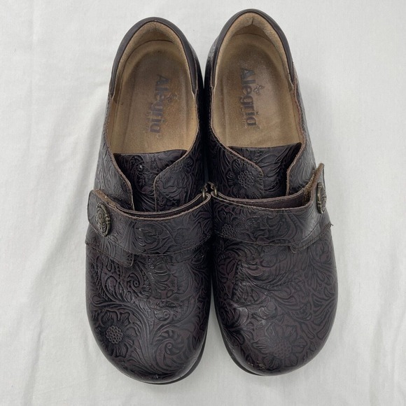 Alegria‎ Joleen Tooled Professional Shoes Molasses EU 41 US 11 Great Condition! - Picture 1 of 9